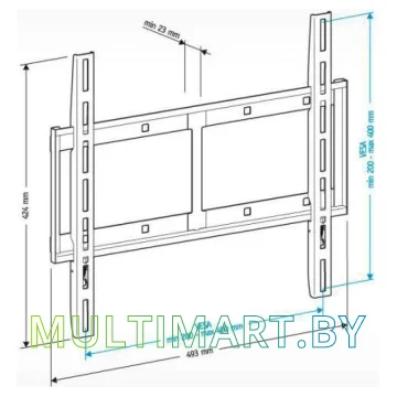 Кронштейн Holder LCD-F4610 (черный) картинка 3